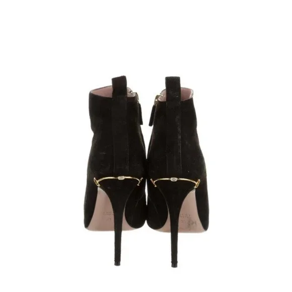Gucci Suede Ankle Boots - Picture 3 of 5